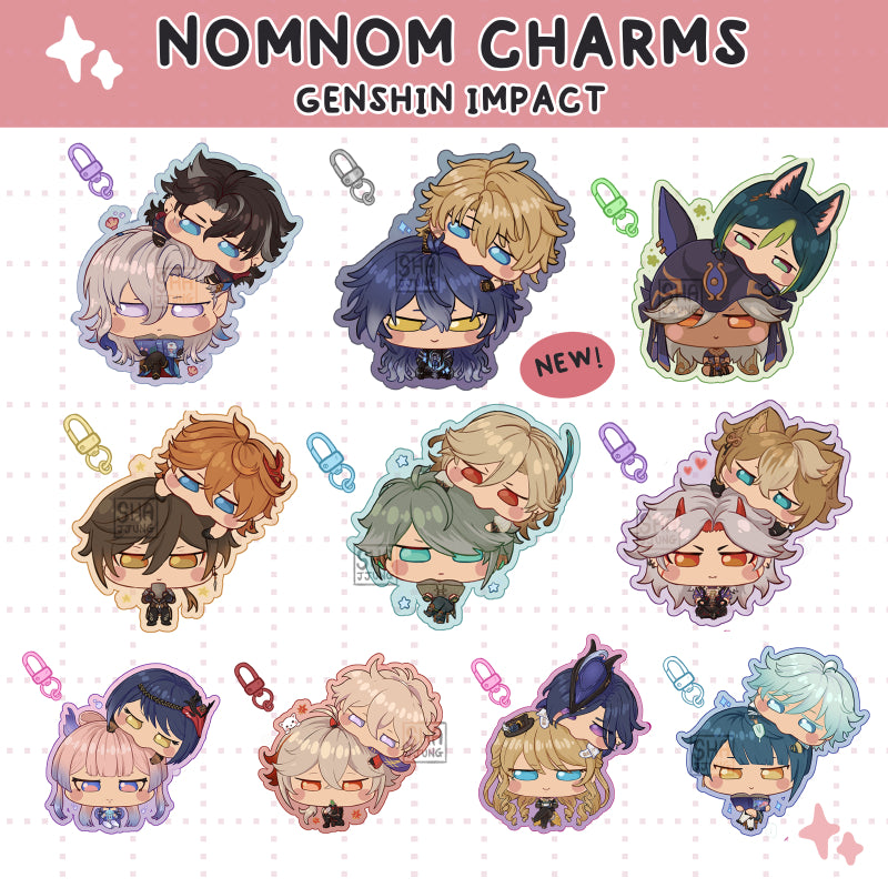 GENSHIN NOMNOM CHARMS