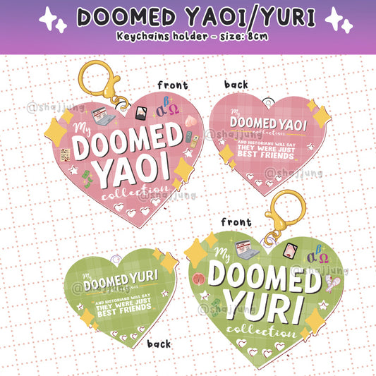DOOMED YAOI/YURI keychains holder