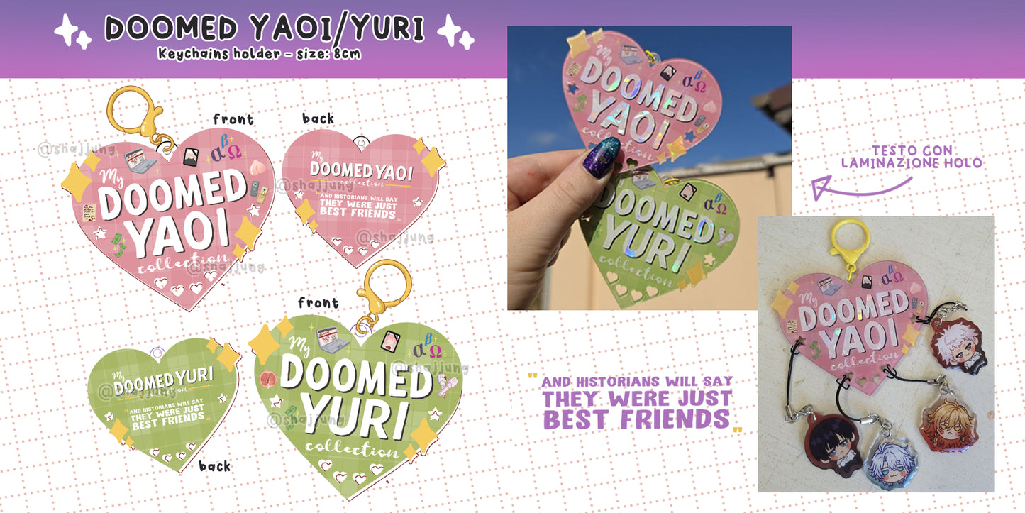 DOOMED YAOI/YURI keychains holder