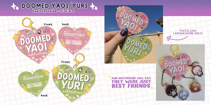 DOOMED YAOI/YURI keychains holder