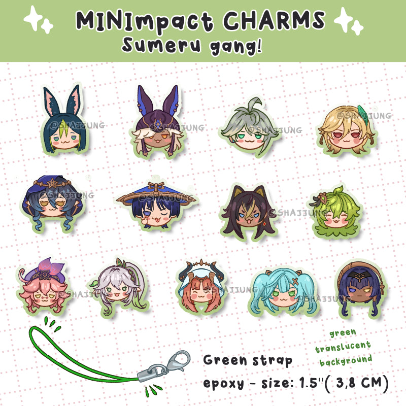 SUMERU MINI CHARMS [Buy 4 Get 1 Free]