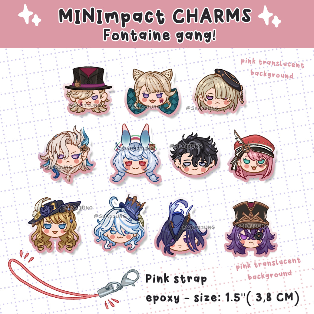FONTAINE MINI CHARMS [Buy 4 Get 1 Free]