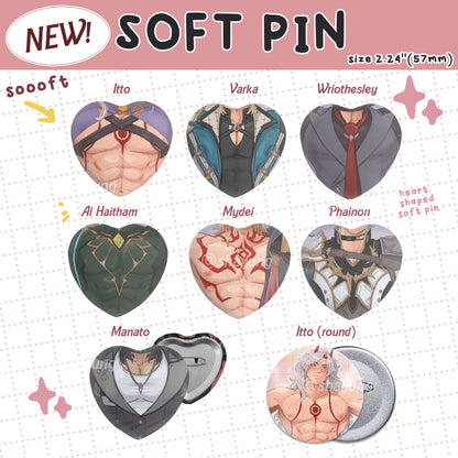 [PREORDER] BOOBA PINS - Soft pin [HOYO]
