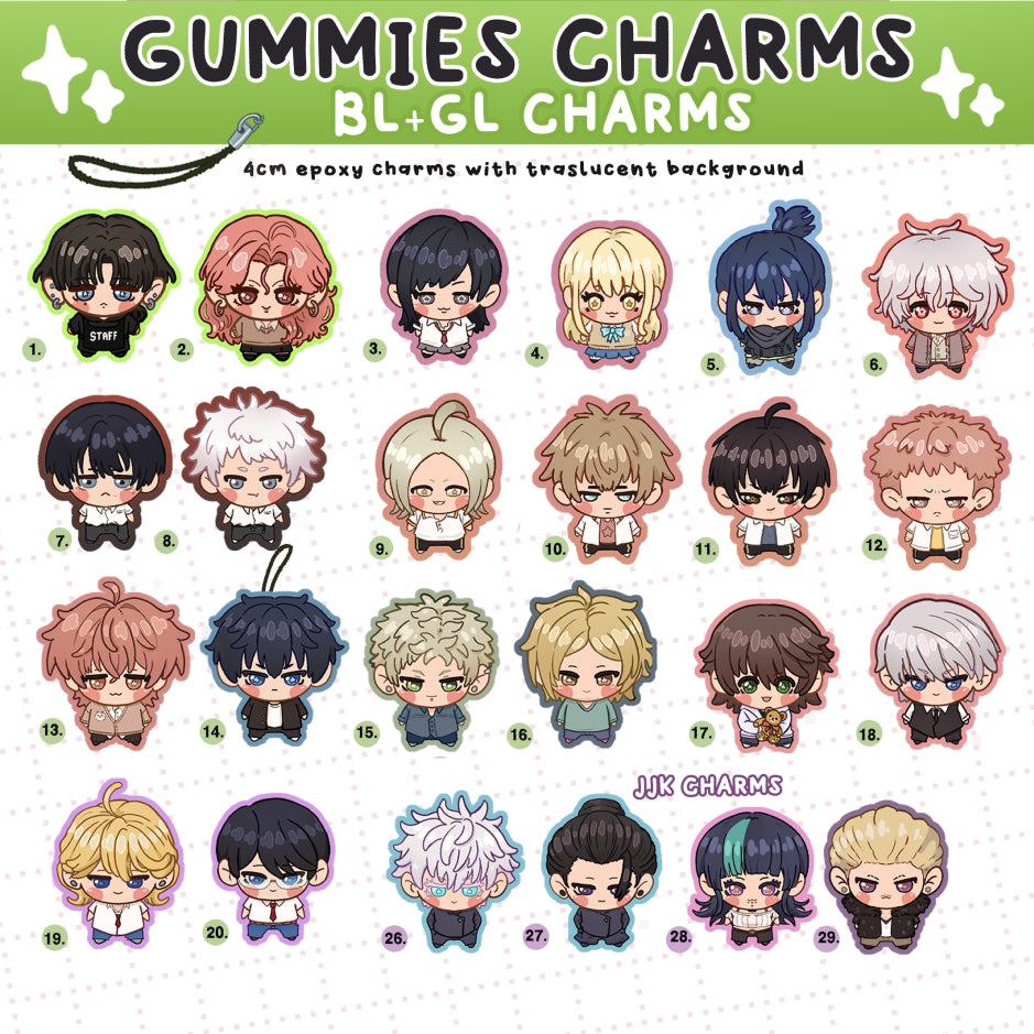 BL/GL GUMMIES CHARMS