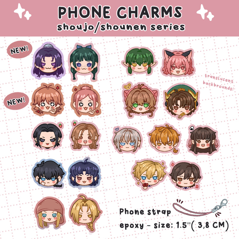 SHOUJO&SHOUNEN COLLECTION - PHONE CHARMS