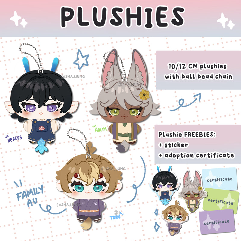 PLUSHIES - FAMILY AU [LAST PIECES]