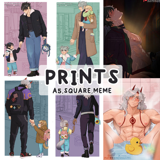 PRINTS (A5,Square, etc)