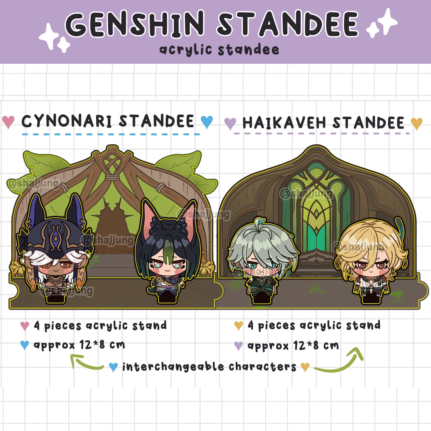 WOODEN STANDEE - Haikaveh + Cynonari