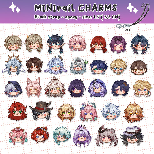 HONKAI STAR RAIL MINI CHARMS [Buy 4 Get 1 Free]